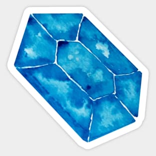 Blue crystal Sticker